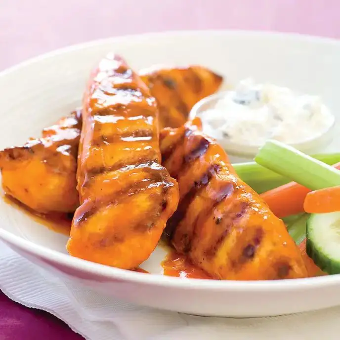 Buffalo Style Grilled Chicken Strips