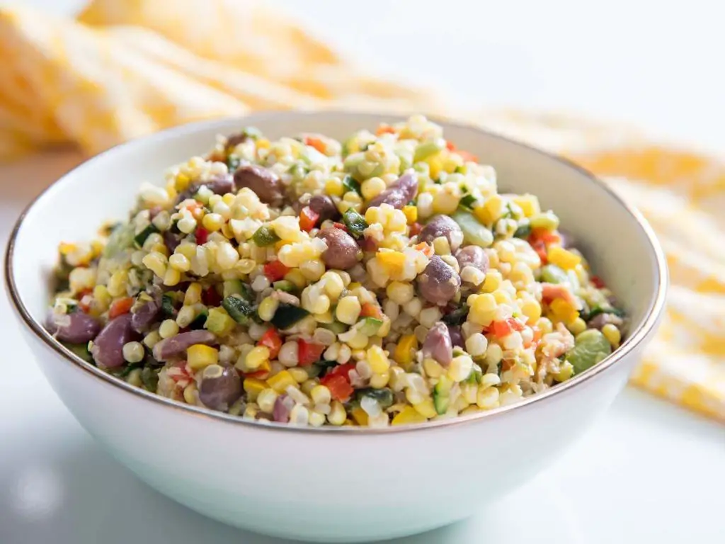 Bush Bean and Corn Succotash
