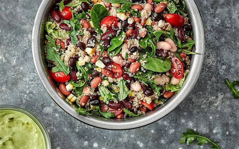 Bush Bean and Quinoa Salad