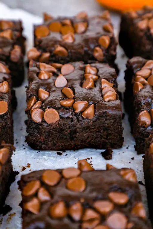 Butternut Squash Brownies with Pecan Topping