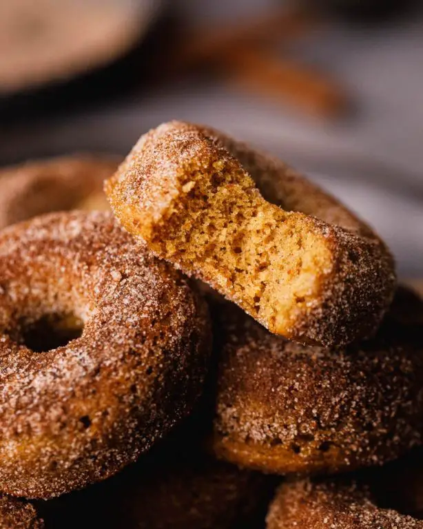Butternut Squash Donuts with Cinnamon Sugar