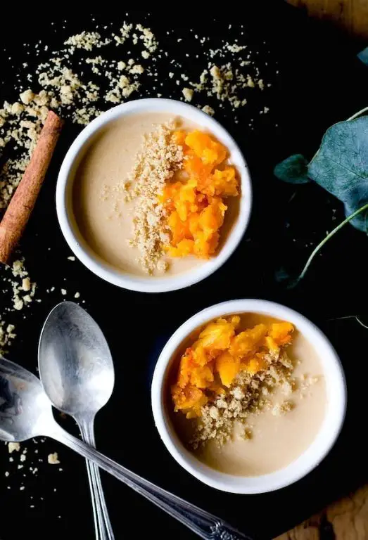 Butternut Squash Panna Cotta with Honey Drizzle
