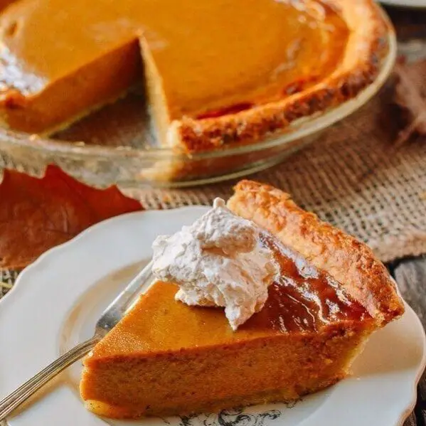 Butternut Squash Pie with Cinnamon Whipped Cream