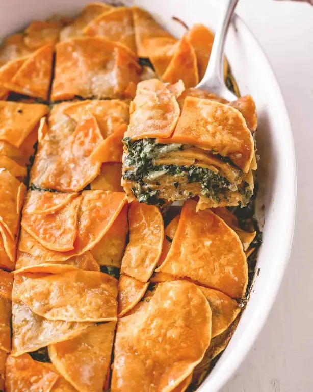 Butternut Squash and Spinach Casserole