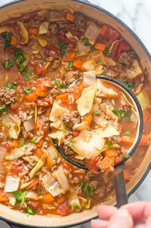 Cabbage Soup with Lean Beef