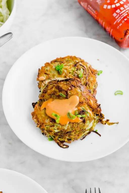 Cabbage and Bacon Pancakes