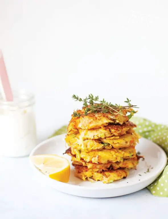 Cabbage and Carrot Hash Browns