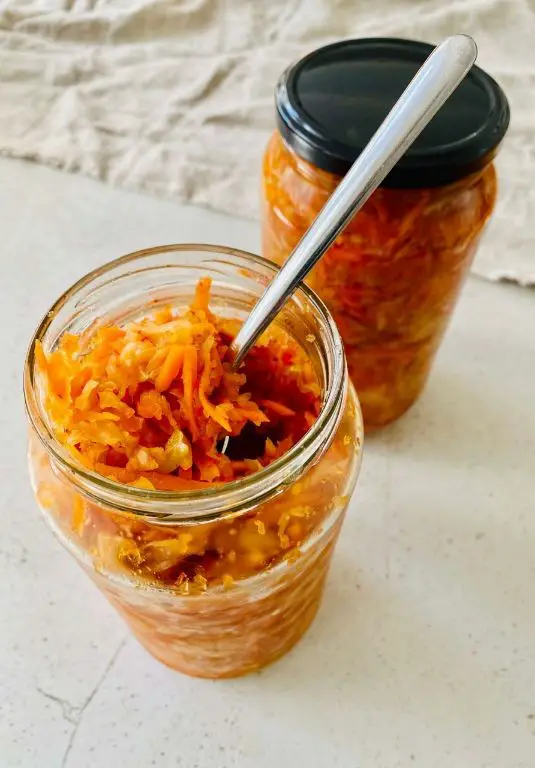 Cabbage and Carrot Kimchi