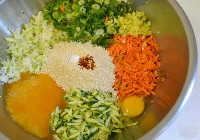 Cabbage and Carrot Pancakes