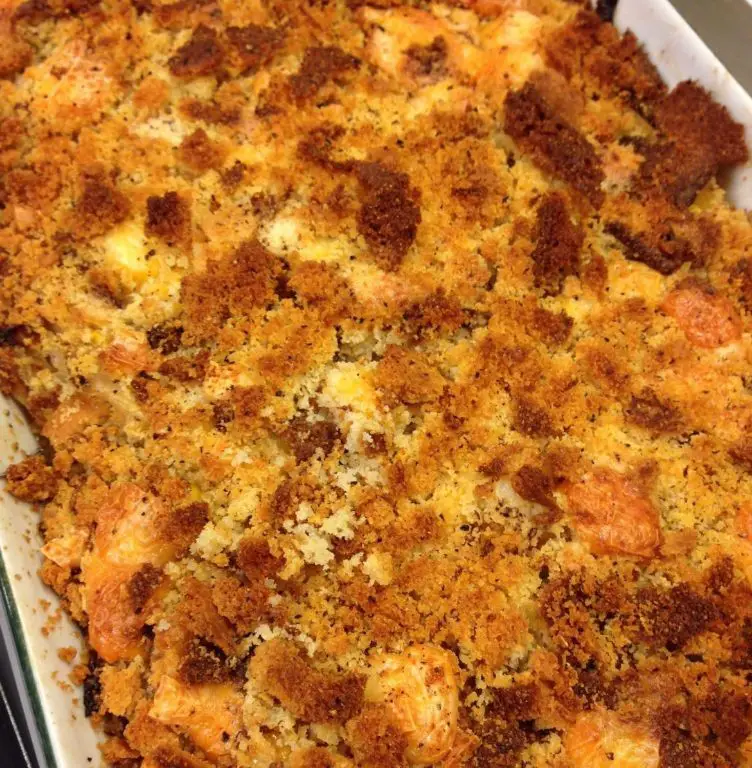 Cabbage and Cornbread Casserole