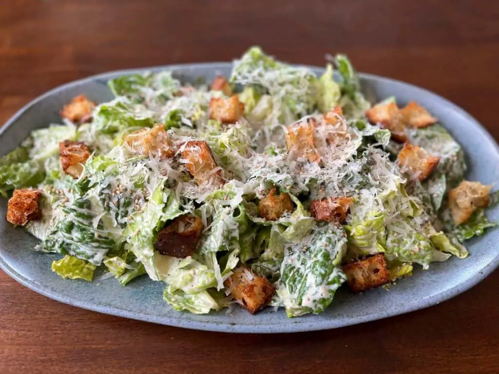 Caesar Dressing with Toasted Sesame Oil