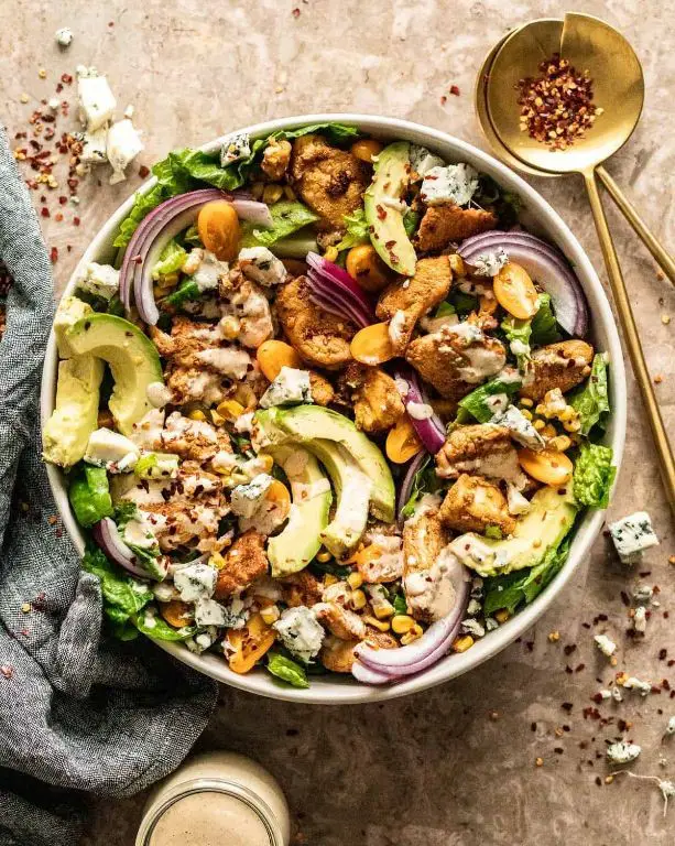 Caesar Salad with Cajun Spiced Chicken