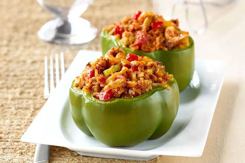 Cajun Stuffed Bell Peppers