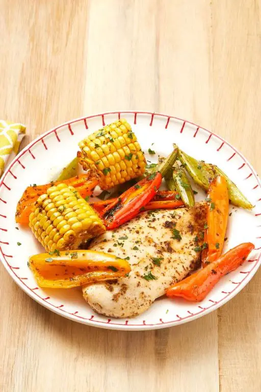 Cajun-Spiced Chicken Milanese with Corn on the Cob