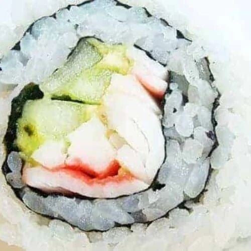 California-Style Sushi Rolls with Crab and Avocado