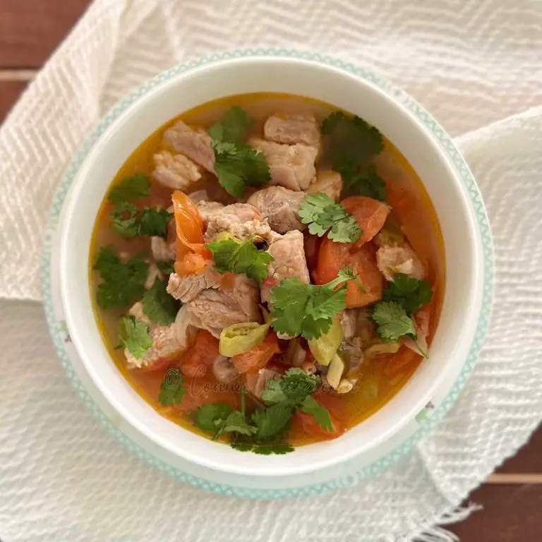 Cambodian Lemongrass Pork Shoulder Soup