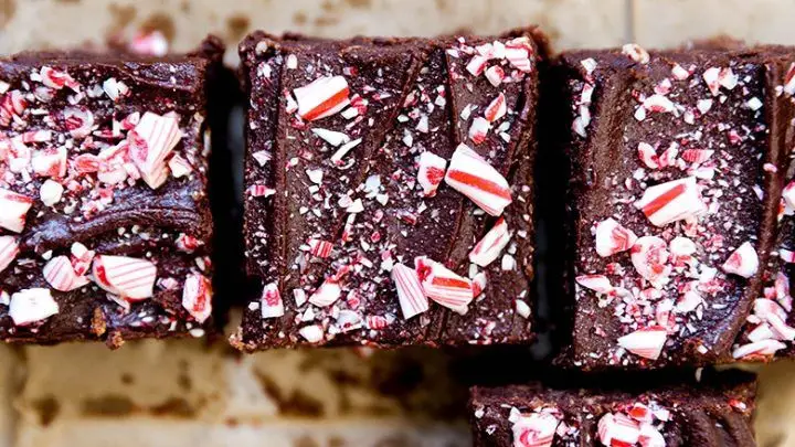 Candy Cane Brownies