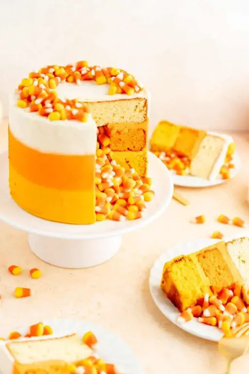 Candy Corn Layer Cake