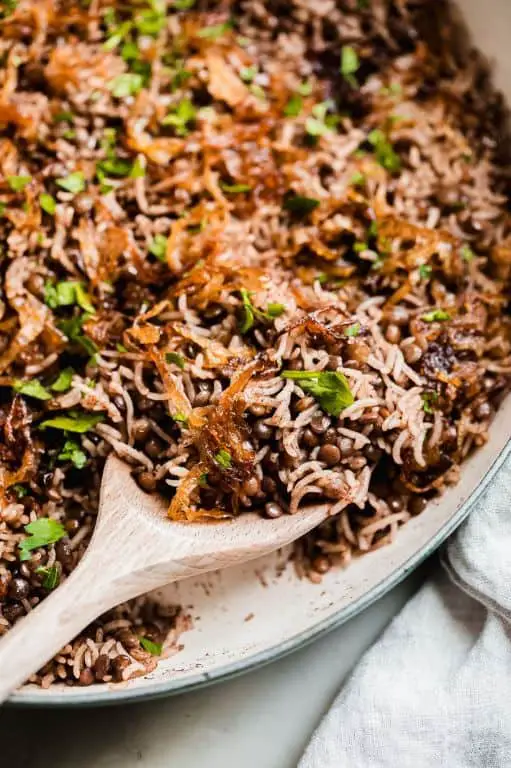 Canned Lentil and Rice Pilaf