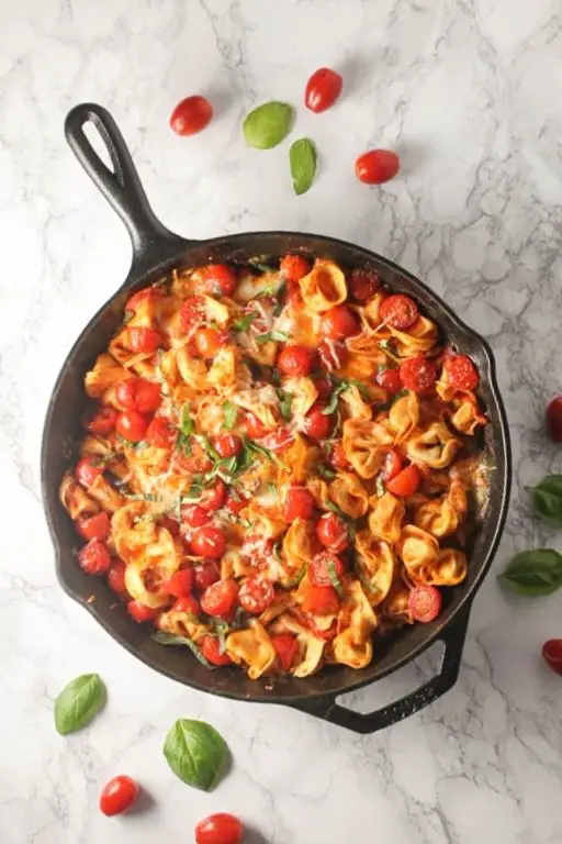 Caprese Baked Tortellini
