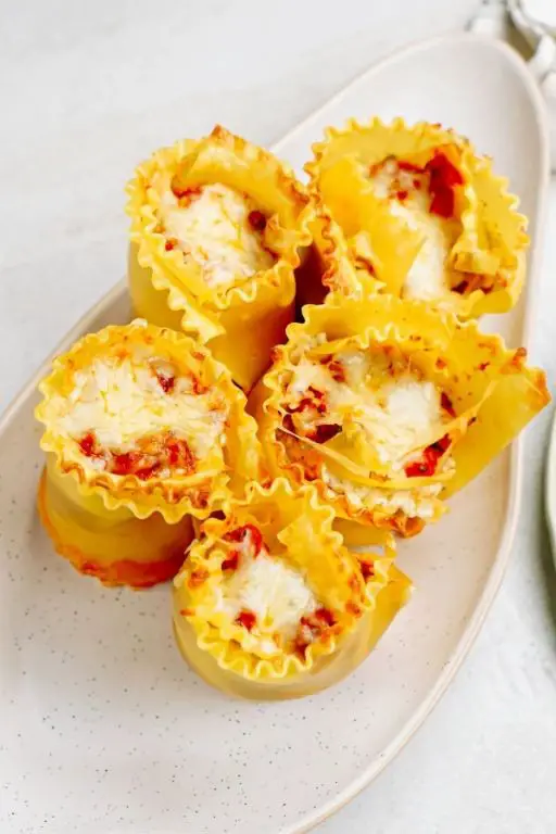Caprese Lasagna Cupcakes