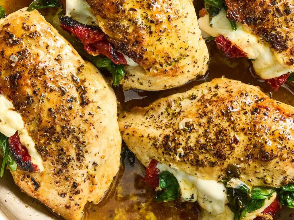Caprese Stuffed Chicken Breasts