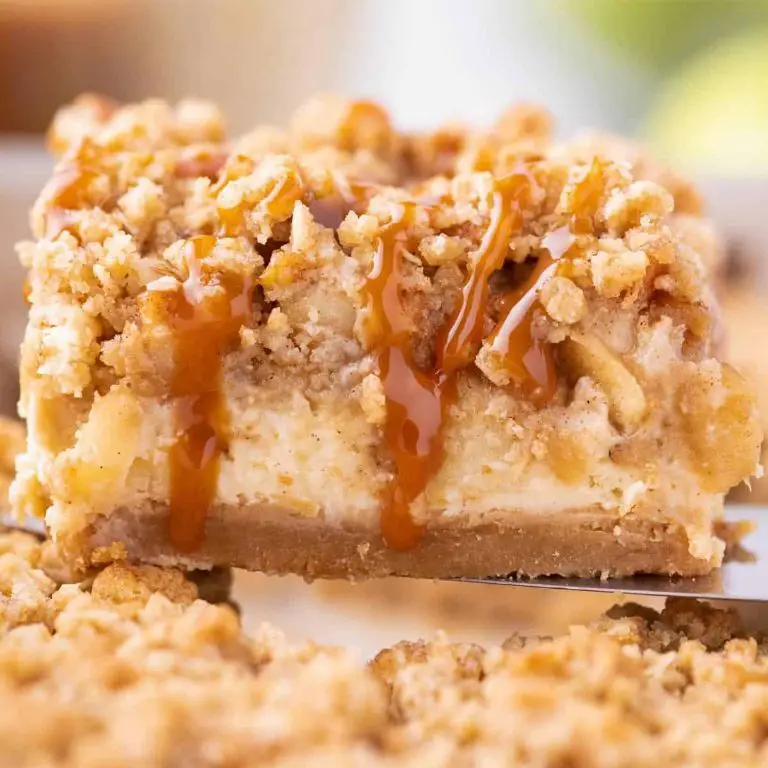 Caramel Apple Cheesecake Bars