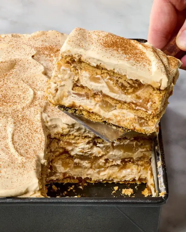 Caramel Apple Icebox Cake