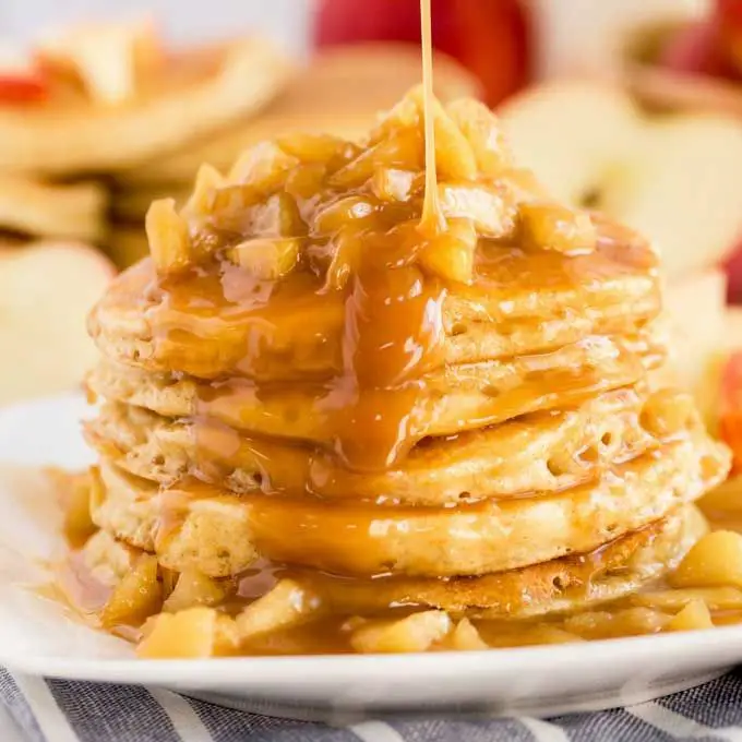Caramel Apple Pancakes
