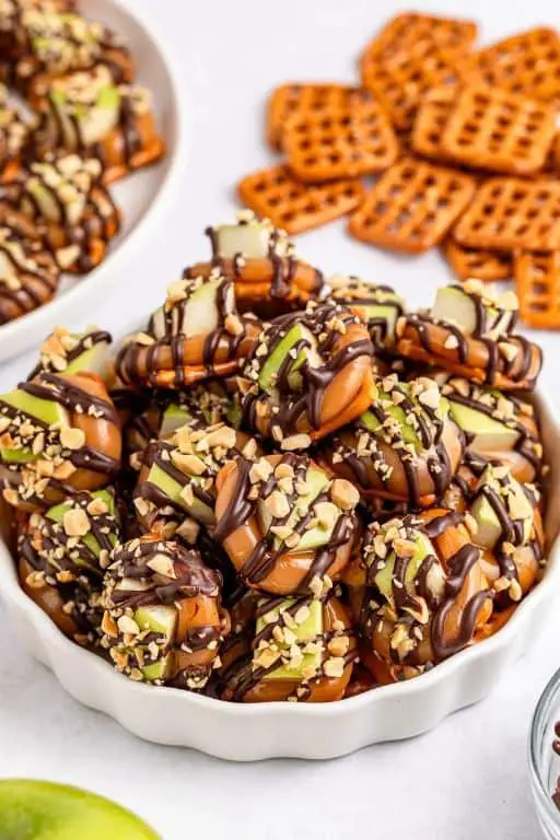 Caramel Apple Pretzel Dippers