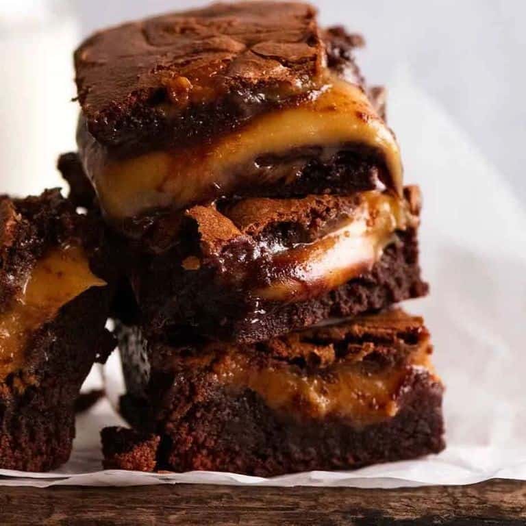 Caramel Chocolate Brownies