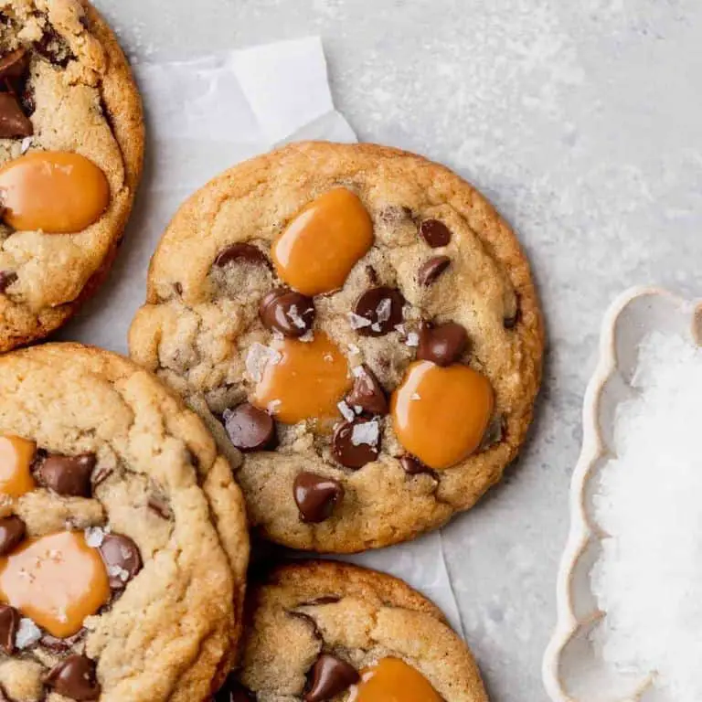 Caramel Chocolate Chip Cookies