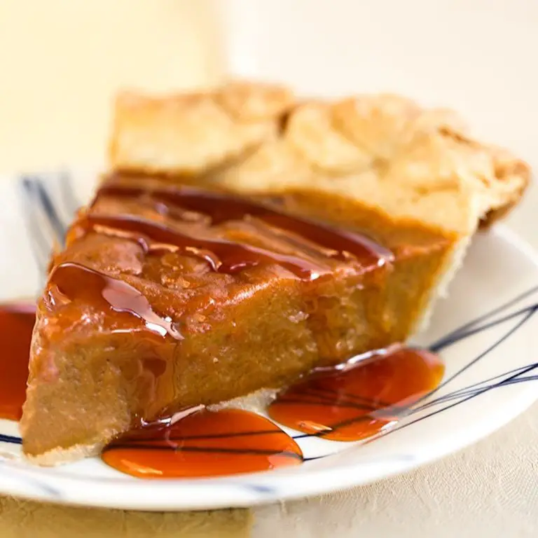 Caramel Drizzle Vegan Sweet Potato Pie