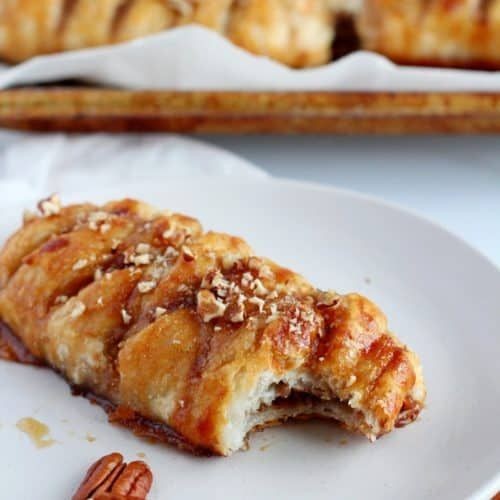 Caramel Pecan Puff Pastry Danish