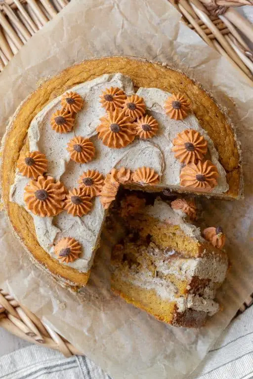 Caramel Pumpkin Spice Cake