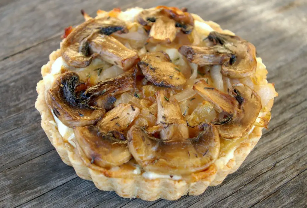 Caramelized Mushroom and Shallot Tartlets