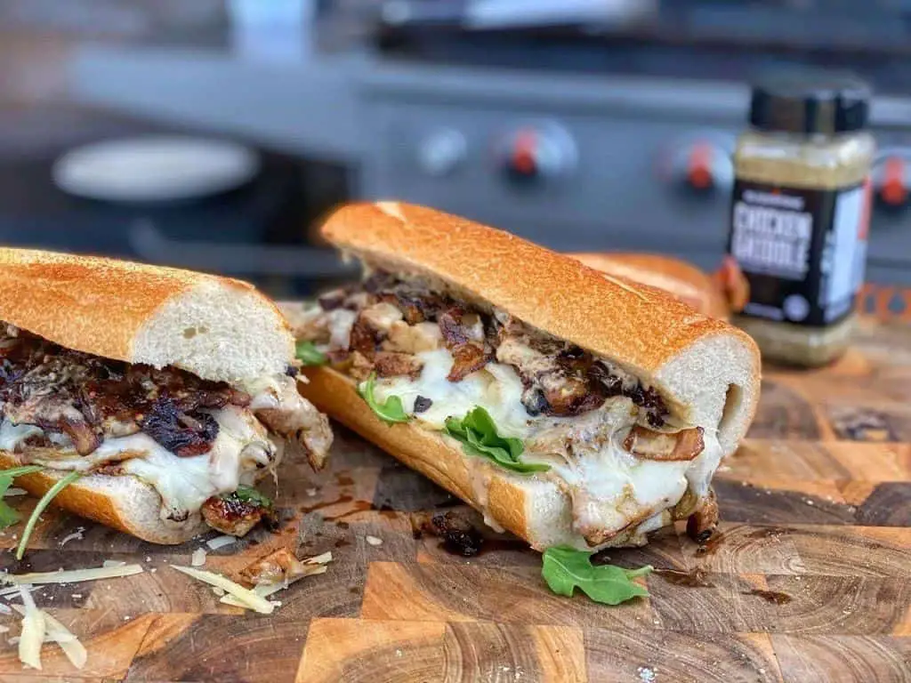 Caramelized Onion Chicken Thigh Sandwich