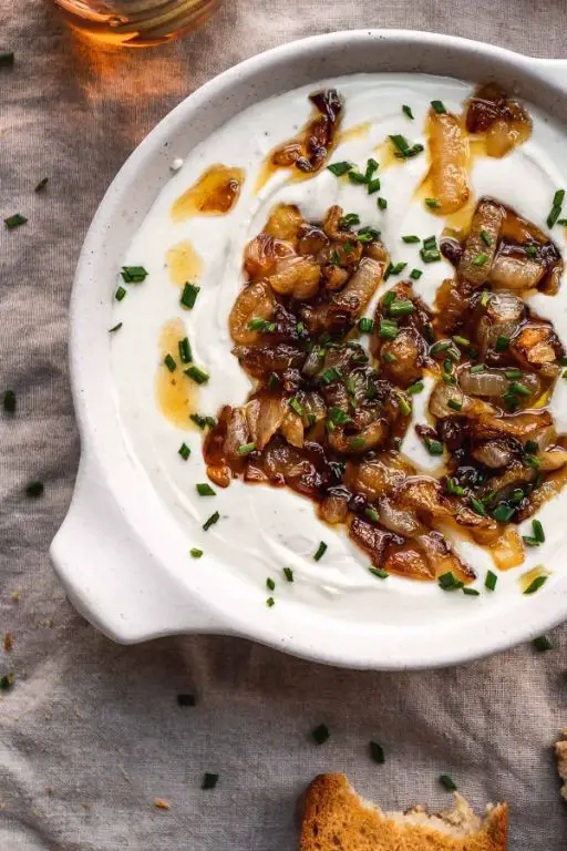 Caramelized Onion Kefir Cheese