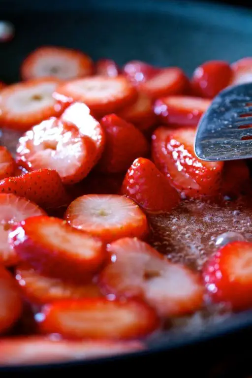 Caramelized Strawberry Topping