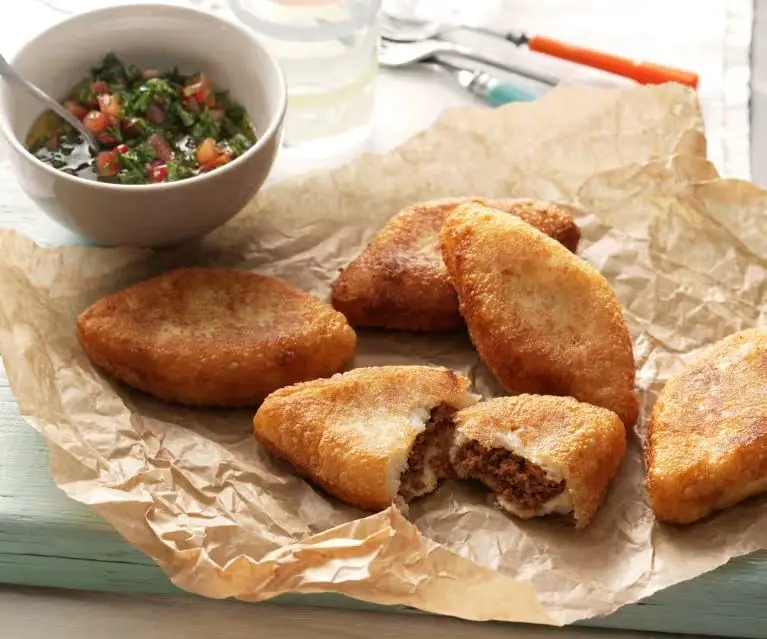 Carimañolas Yuca Filled with Meat