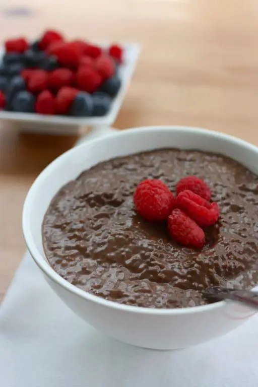 Carob Chia Pudding