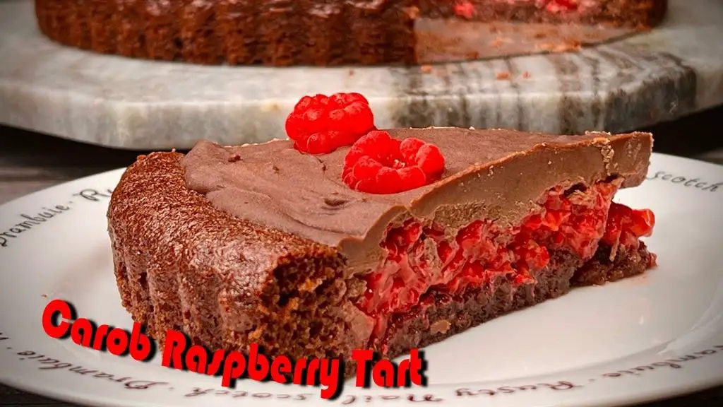 Carob Raspberry Tart
