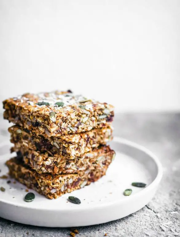 Carrot Cake Chia Seed Bars