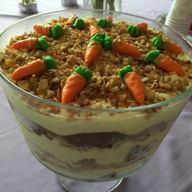 Carrot Cake Punch Bowl Cake