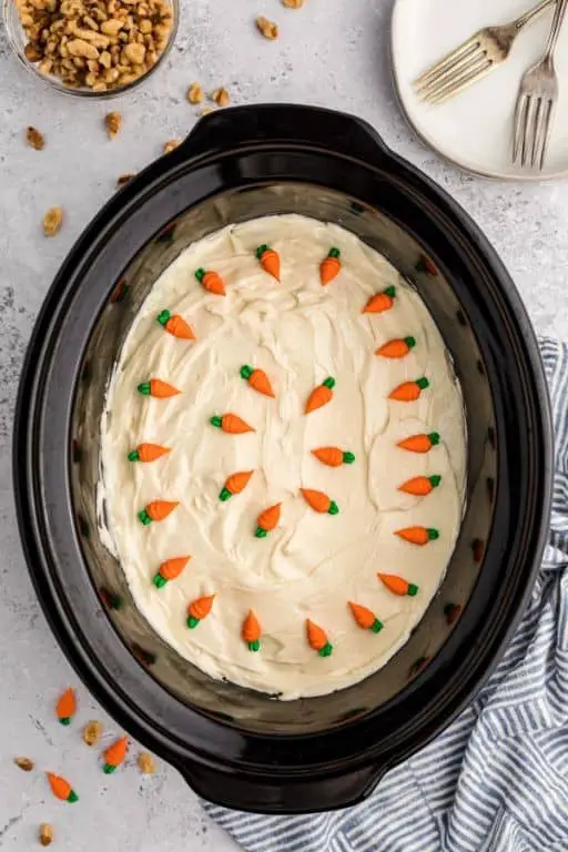 Carrot Spice Crockpot Cake