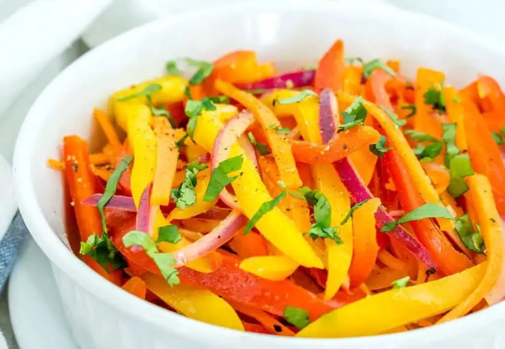 Carrot and Bell Pepper Saute