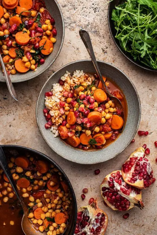 Carrot and Chickpea Stew