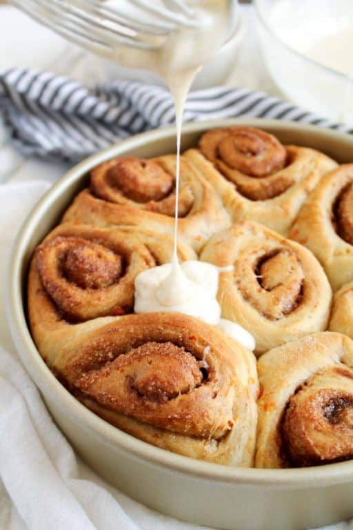 Carrot and Cinnamon Rolls