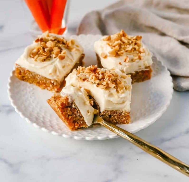 Carrot and Cream Cheese Brownies