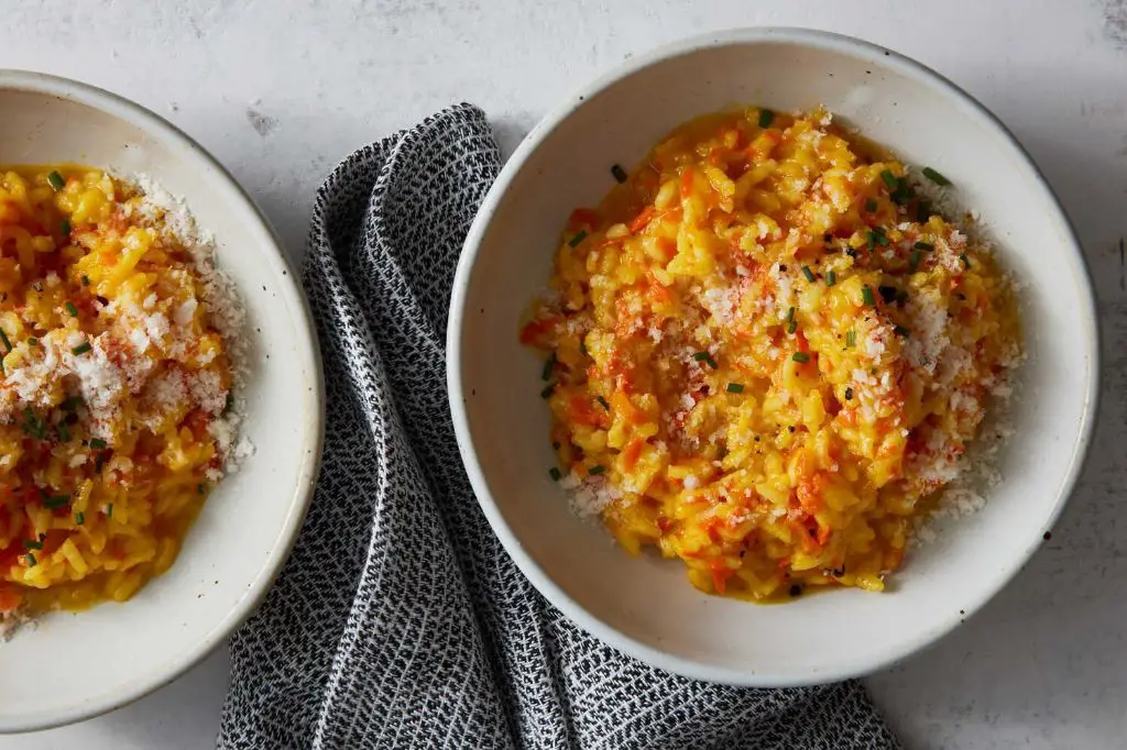 Carrot and Ginger Instant Pot Risotto